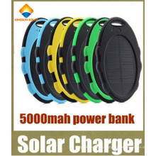 Внешний аккумулятор резервного питания Водонепроницаемый 5000mAh солнечной энергии банка